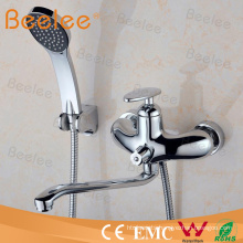 Luxury Brass in-Wall Mounted Bath Shower Mixer Taps Inc Hose and Handset Chrome Plated